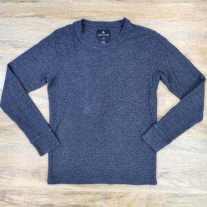 🔺️Shouthouse Gray Waffle Thermal Knit Long Sleeve Shirt Men's Medium